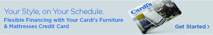 Get flexible financing and special deals with our credit card 