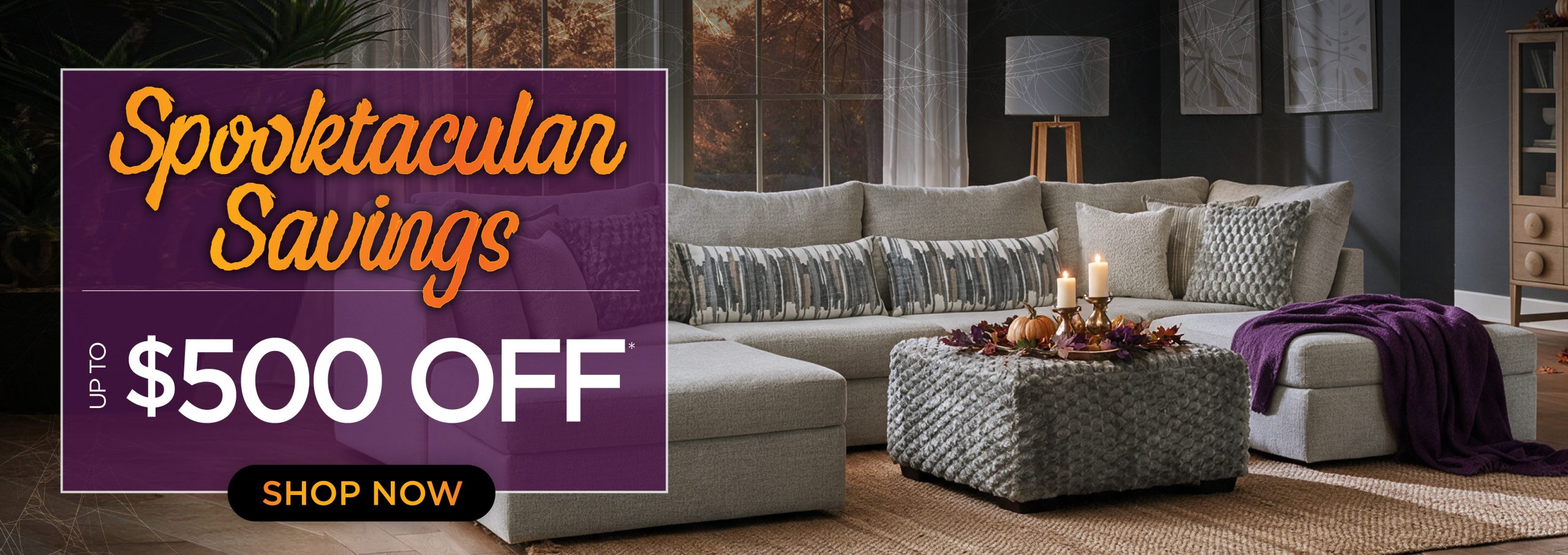 Spooktacular Savings — Up to $500 Off at Cardi’s Furniture & Mattresses. Shop the promotion.